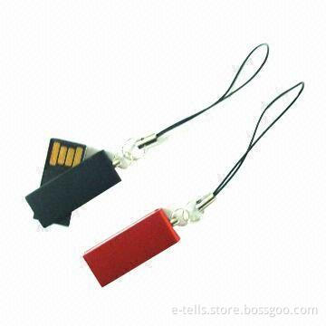 Super Thin USB Flash Drive, 16MB to 16GB Memory Capacity